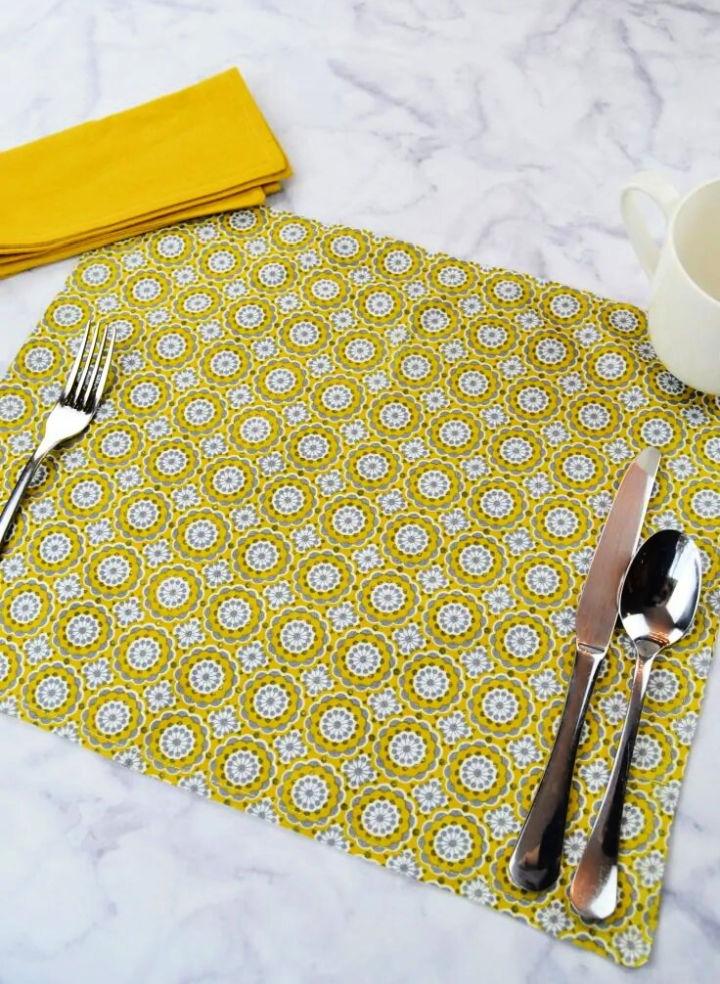 Simple Placemats Sewing Pattern