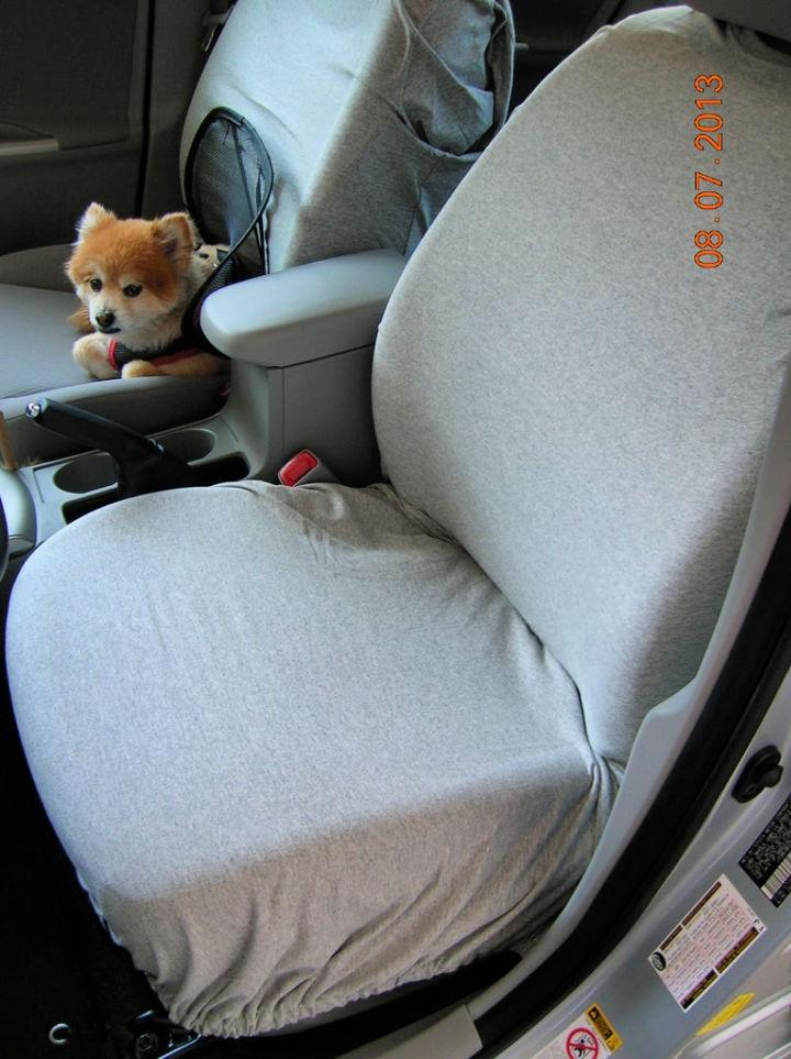 Auto Seat Covers Out of Mens T-shirts