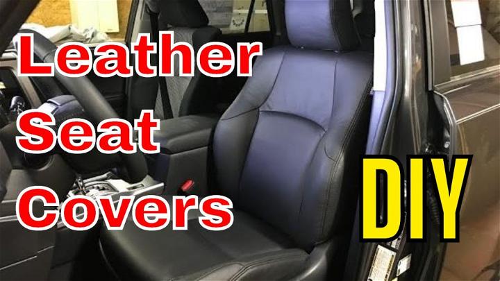 DIY Leather Seat Cover