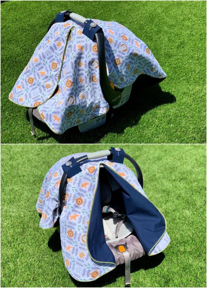 Homemade Car Seat Canopy Cover