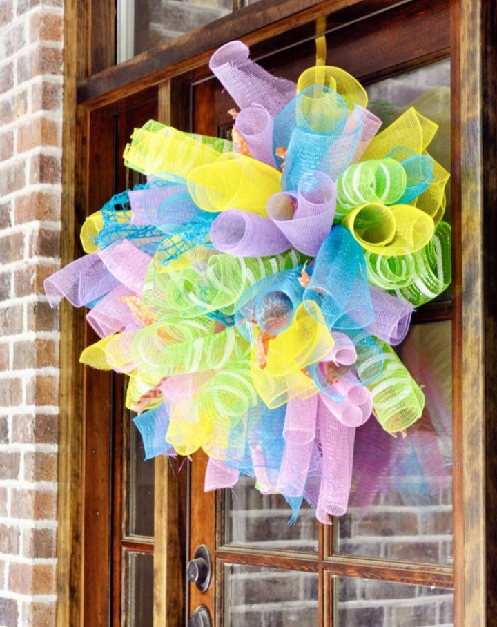Make Your Own Deco Mesh Wreath