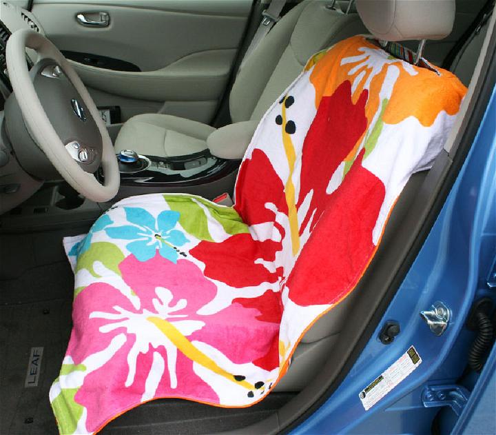 Making a Car Seat Covers Out of Towels