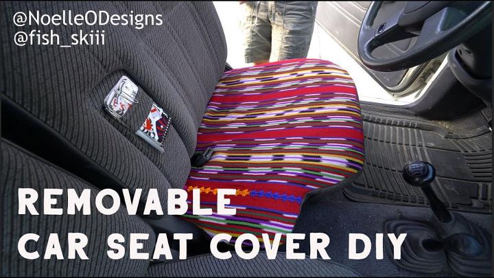 Removable Truck Seat Cover Idea
