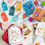 25 Free Printable Gift Tags with DIY Templates