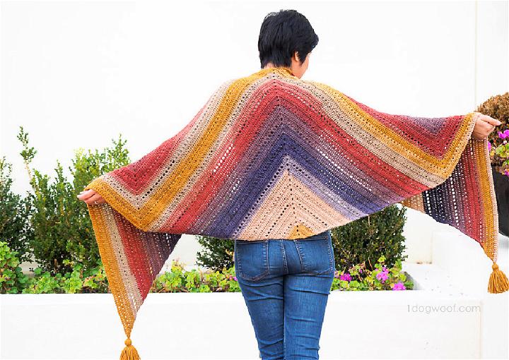 Crochet Adirondack Wrap - Free Pattern