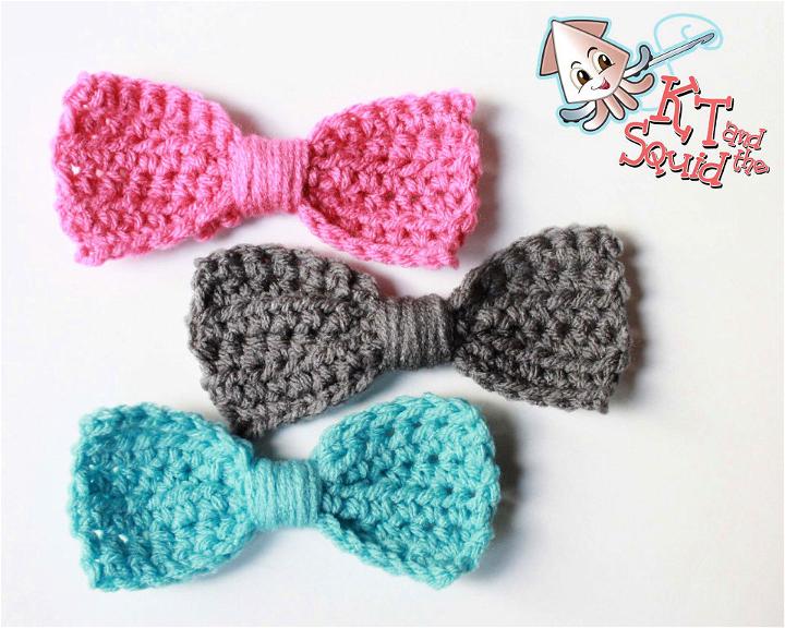 Adorable Crochet Bow Pattern - Free PDF