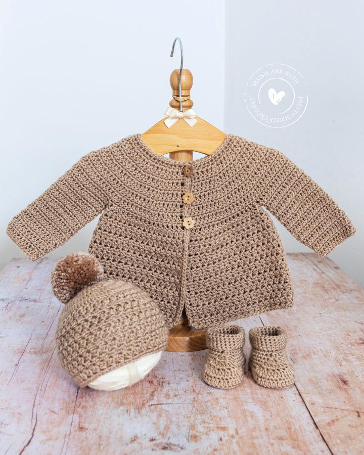 Adorable Crochet Cardigan Pattern for Babies