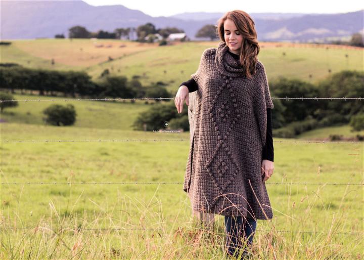 How to Crochet Alsace Poncho - Free Pattern