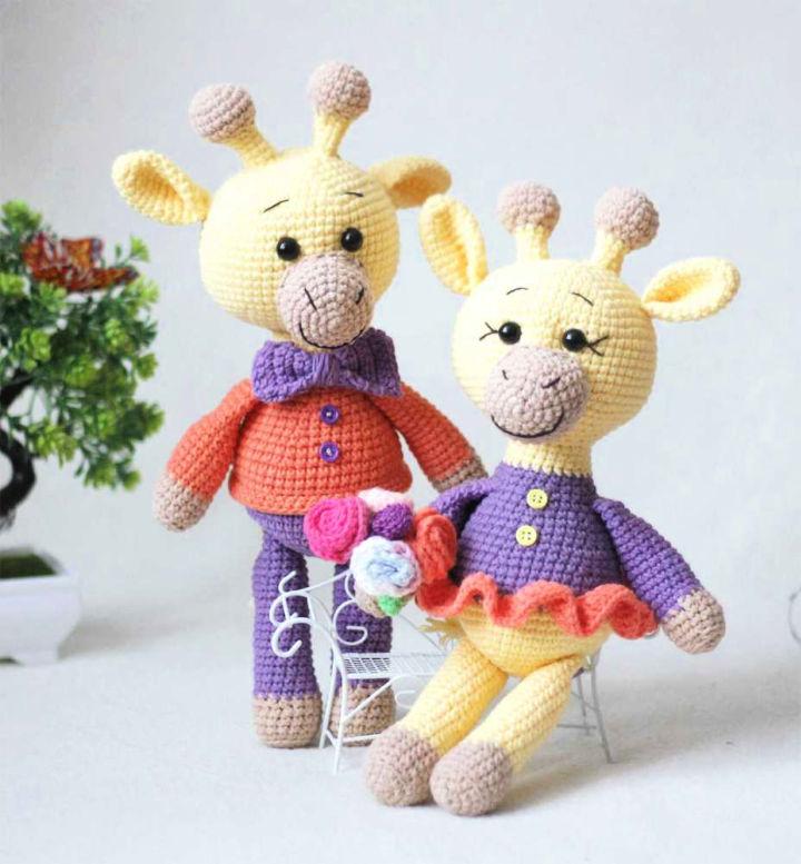 Crochet Giraffe Family Amigurumi - Free Pattern