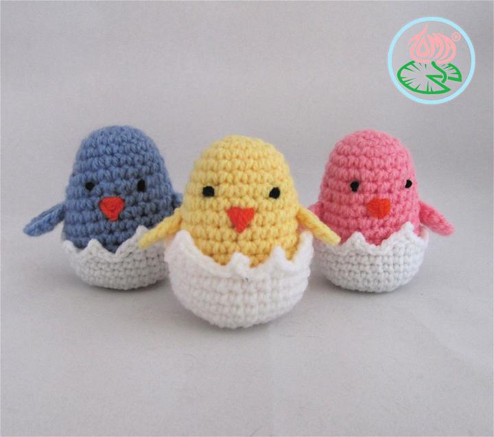 Crochet Hatching Chicks Amigurumi Pattern