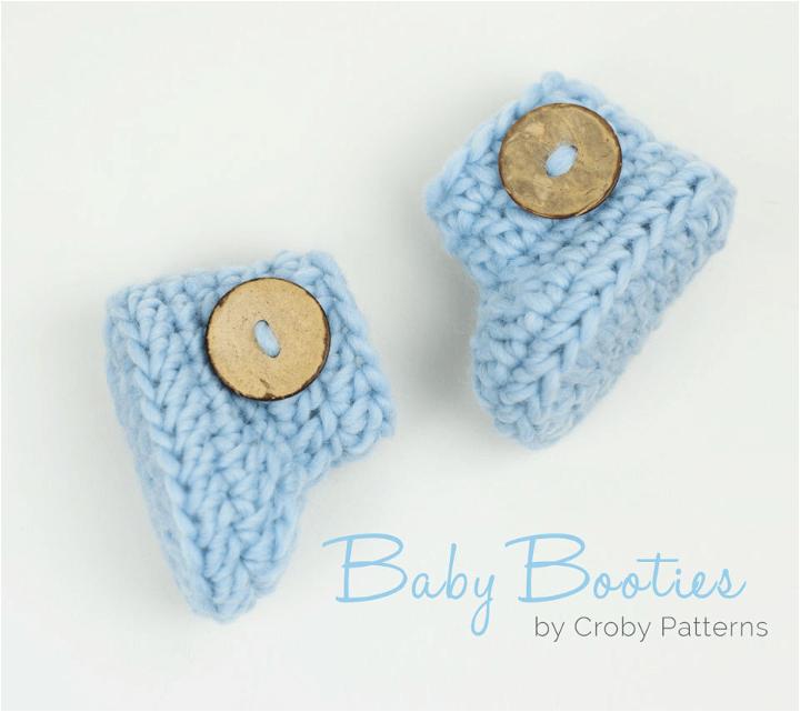 Crocheting Baby Booties in 15 Minutes