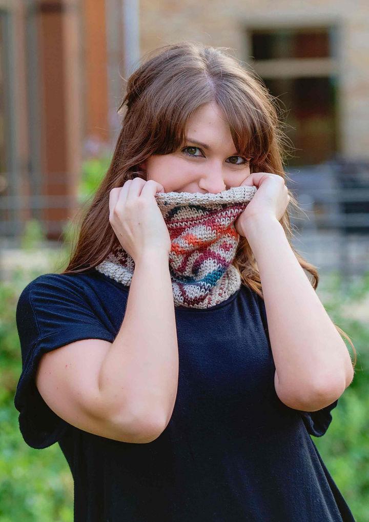 Free Crochet Boho Desert Neck Cowl Pattern