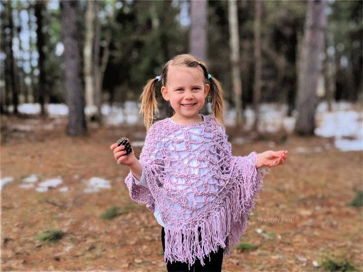 Quick and Easy Crochet Butterfly Breeze Poncho Pattern