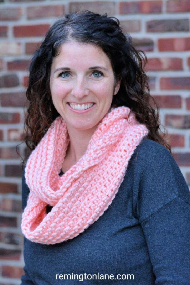 Cool Crochet Cancer Strong Infinity Scarf Pattern