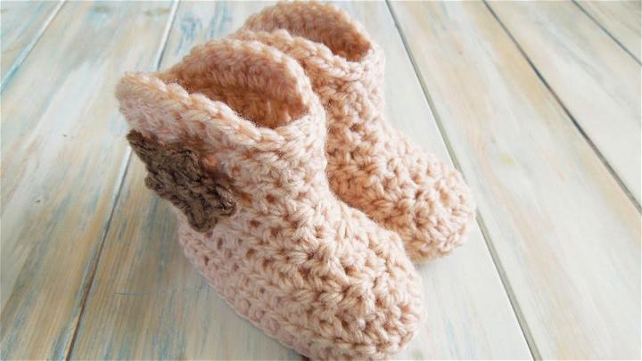 Simple Crochet Cowboy Baby Boots - Free Pattern