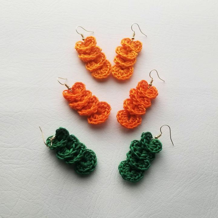 Crochet Crocodile Teardrop Earring Pattern