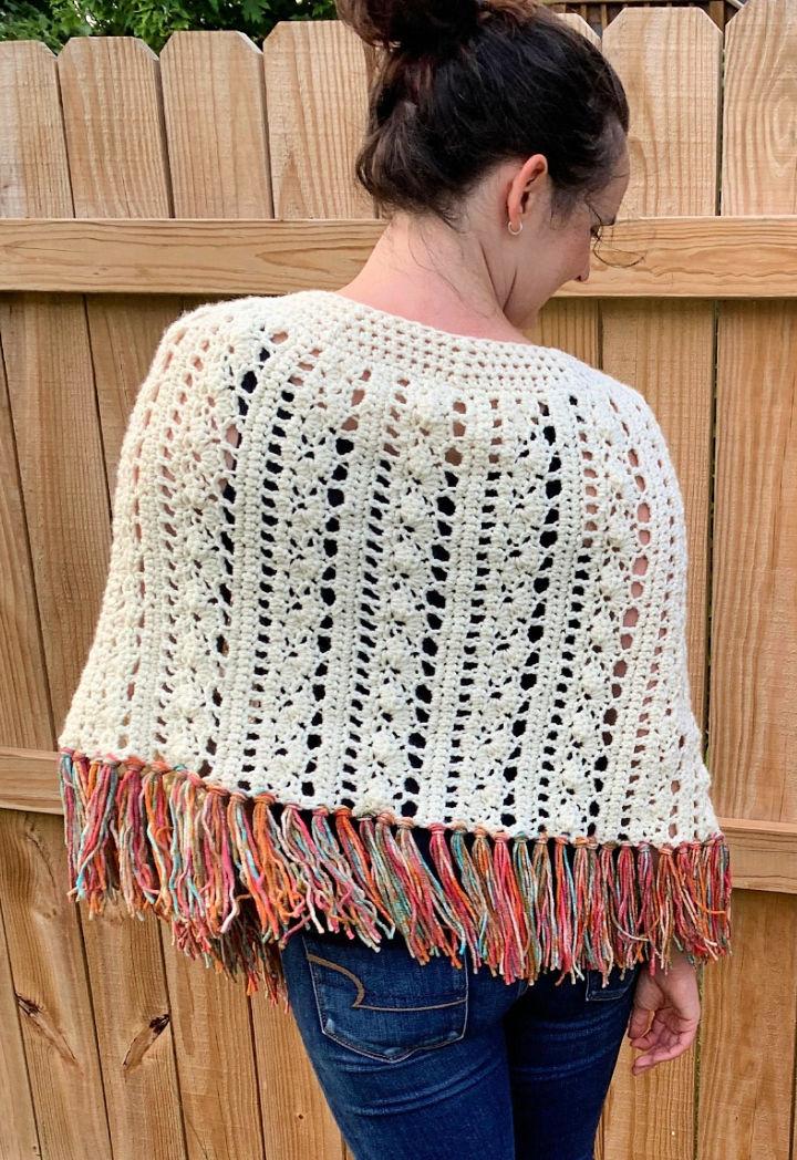 Free Crochet Pattern for Fallen Leaves Poncho