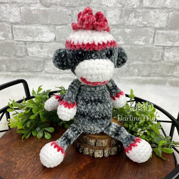 Cute Crochet Flip Flop Sock Monkey Pattern