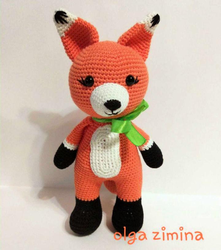 Crocheted Fox Amigurumi - Free Pattern