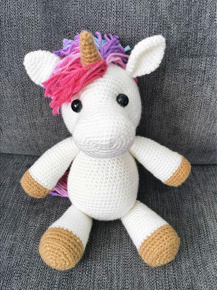 Crochet Jazzy the Unicorn Amigurumi Pattern