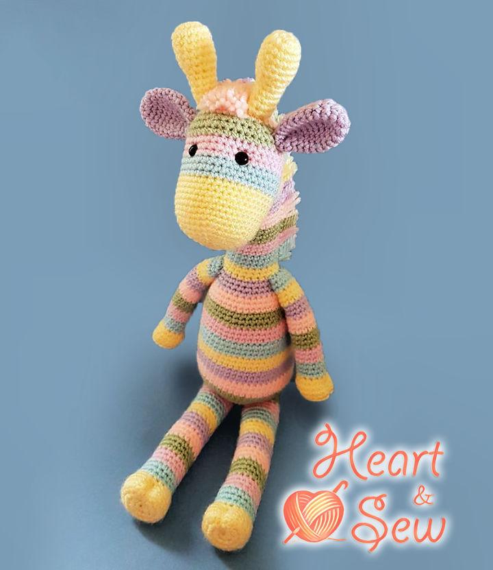 How to Crochet Julies Giraffe - Free Pattern