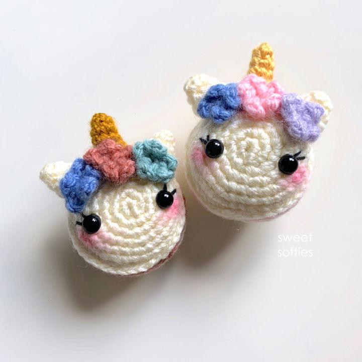 Crochet Macaron Unicorn Amigurumi Pattern