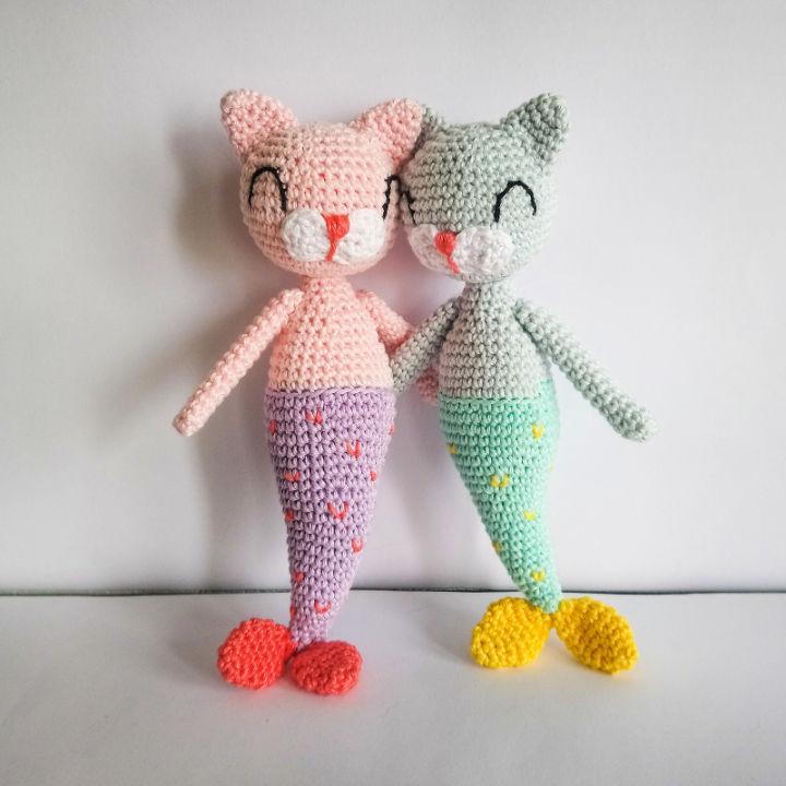 New Crochet Mermaid Cat Doll Pattern