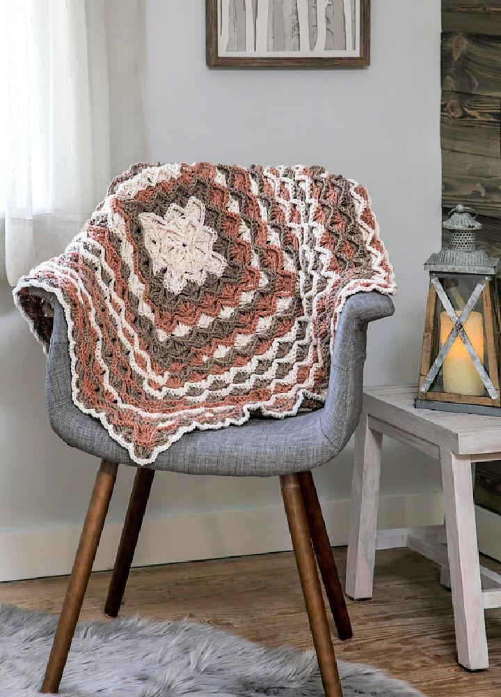 Crochet Monkey Bread Throw Idea