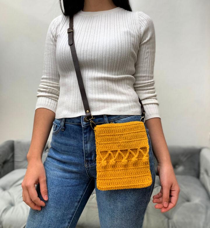 Gorgeous Crochet Phone Sling Bag - Free Pattern