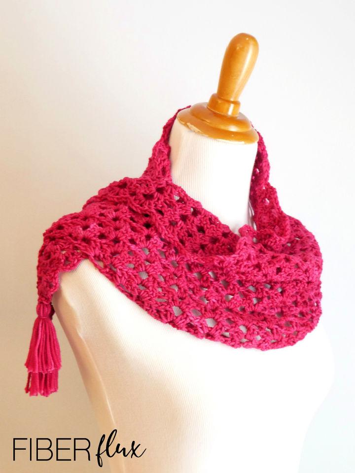 Crochet Roses Summer Wrap Pattern