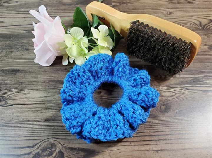 Crochet Hair Ties Scrunchie - Free Pattern