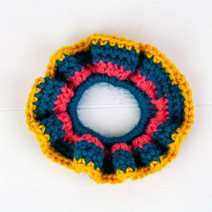 Colorful Crochet Scrunchies Pattern