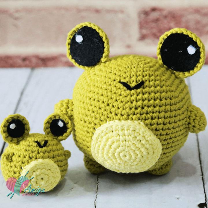 Crochet Small Frog Amigurumi Pattern