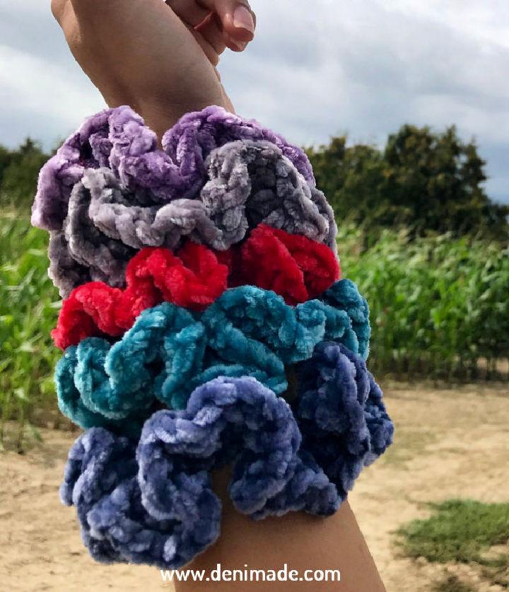 Crochet Sophie Scrunchies Design - Free Pattern