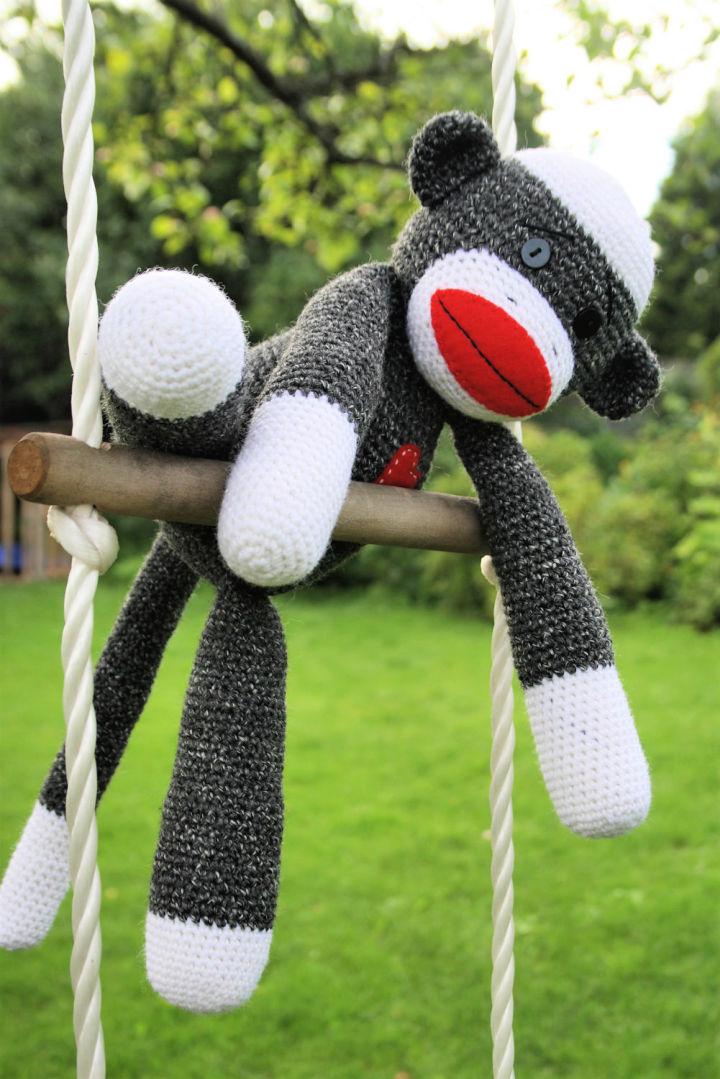 Crochet Stuffed Sock Monkey Pattern