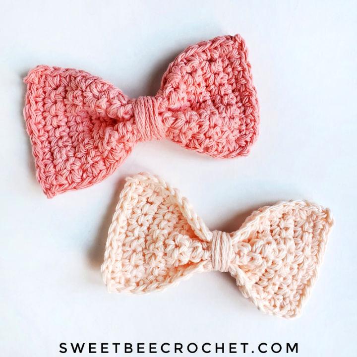 Crochet Sweet Treat Bow Pattern