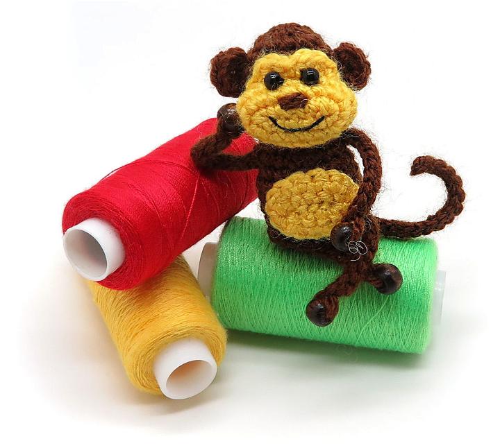 Simple Crochet Tiny Monkey Amigurumi Pattern