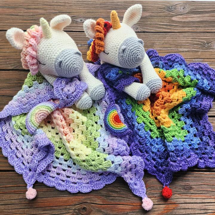 Cool Crochet Unicorn Rainbow Blanket Pattern