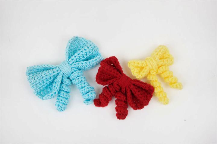 Crochet Your Own Curly Bow Pattern