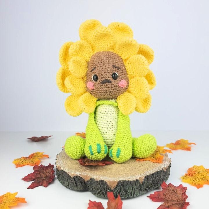 Cute Crochet Sunburst the Sunflower Pattern