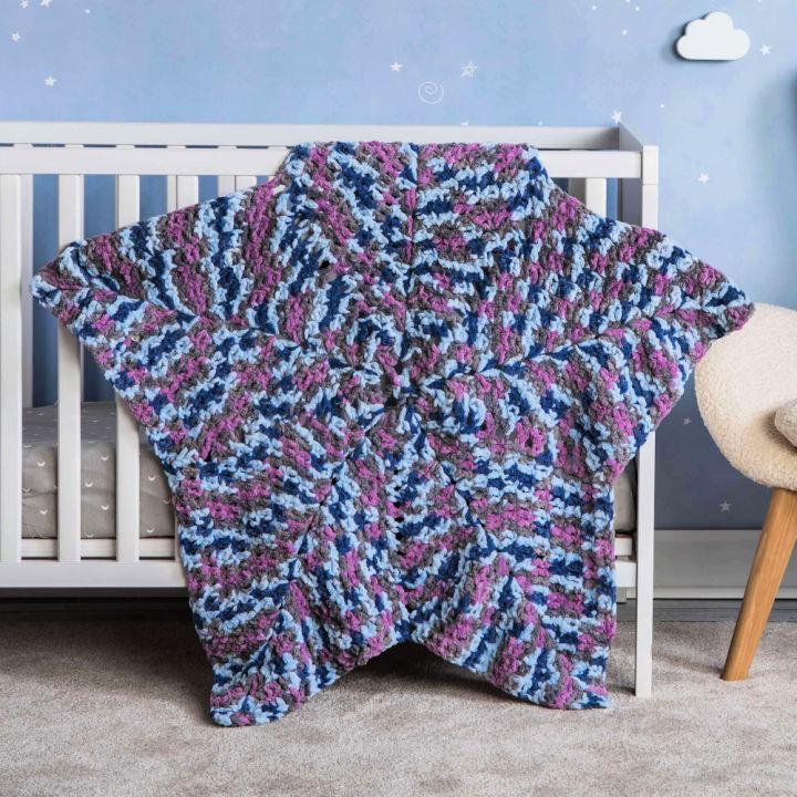 Dreamtime Crochet Star Baby Blanket Pattern