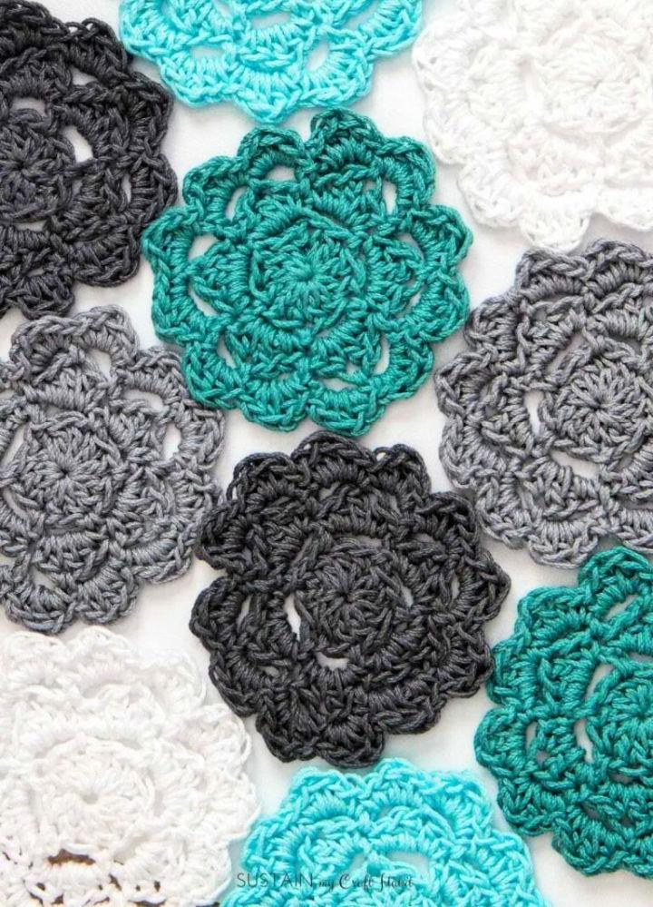 Super Easy Crochet Coaster Pattern for Beginners