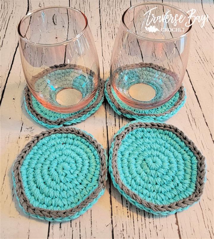 Quick and Easy Crochet Drink Coasters Pattern