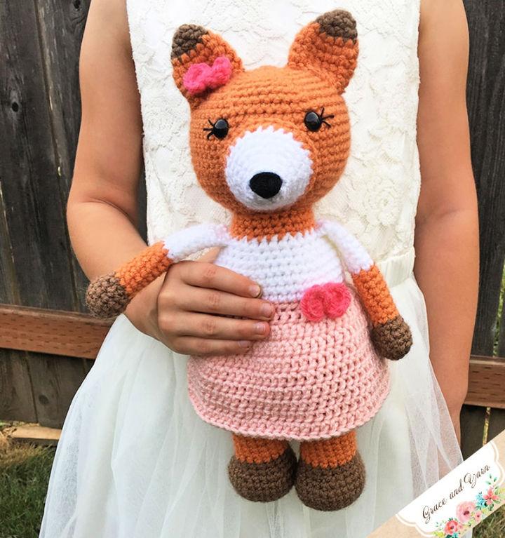 Easy Crochet Emma the Fox Pattern for Beginners