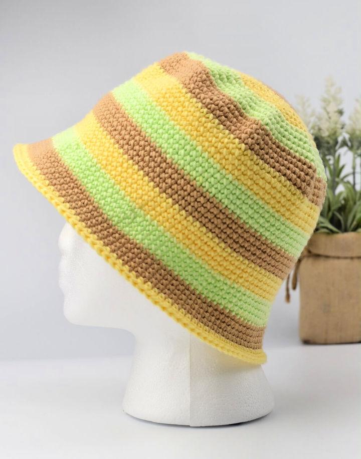 Easy Printable Bucket Hat Crochet Pattern