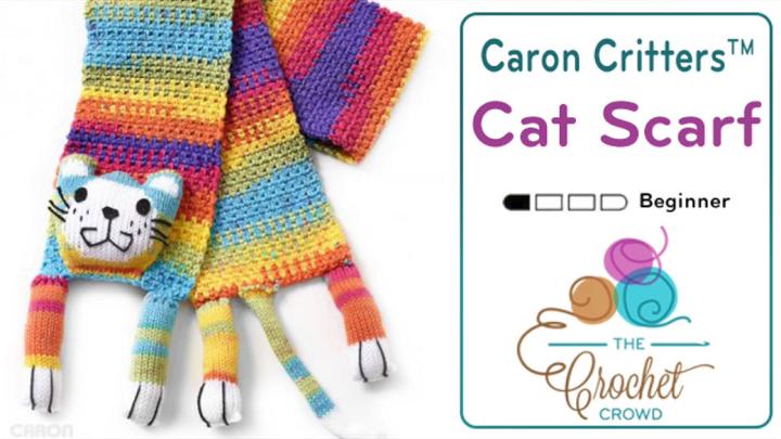 Free Crochet Cat Cuddler Scarf Pattern