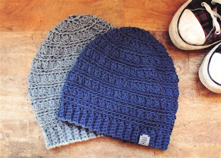 Free Crochet Chucks Men Hat Pattern