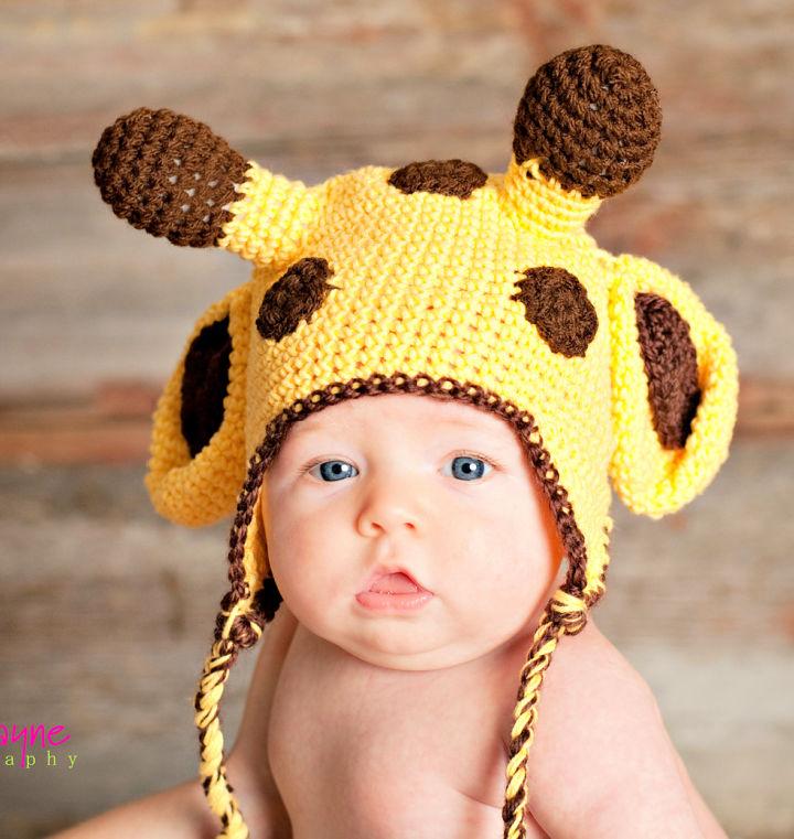 How to Make Giraffe Hat - Free Crochet Pattern