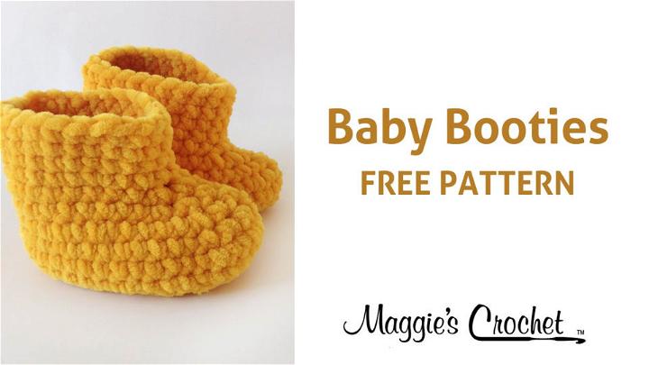Free Crochet Parfait Baby Booties Pattern