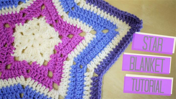 Free Crochet Pattern for Star Blanket